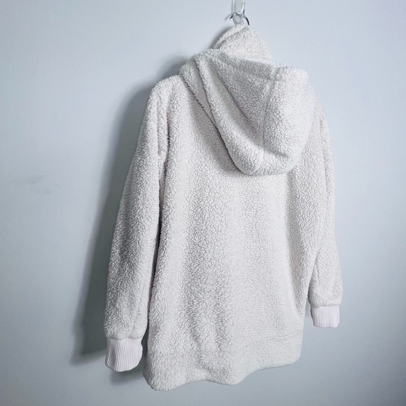 Athleta Tugga Long Line Sherpa Fleece Jacket Size XS MSRP $168 - Picture 11 of 15